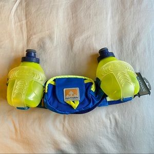 Nathan Runners & Hikers hydration belt W/ 2 water bottles